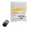 LogiLink CA1018 Toslink audio adapteris, Toslink ligzda uz Toslink ligzdu, melns