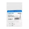 LogiLink NK4006 RJ45 keystone modulis, Cat.5e UTP, 90° iespiešana, balts