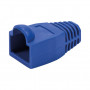LogiLink MP0066 RJ45 spraudņa aizsargčaula 6,5 mm, zila (50 gab.)
