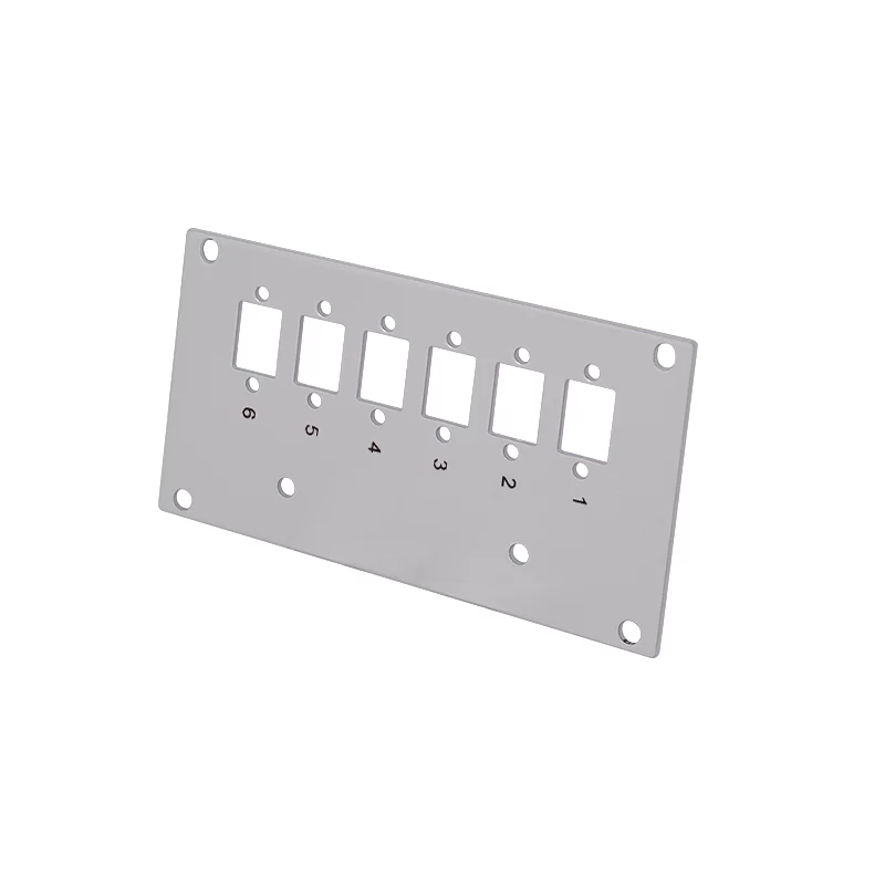 LogiLink FB5002 optiskās šķiedras priekšējais panelis, 6 LC-D / 6 SC-S, metināšanas sadalītājam