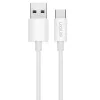 LogiLink CU0319 USB 2.0 Type-C kabelis, A/M uz C/M, 480 Mbps, 60 W, neilona, balts, 0,15 m