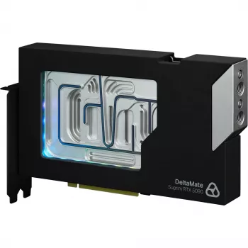 Thermal Grizzly DeltaMate GPU ūdens bloks priekš Suprim 5090, melns/sudraba