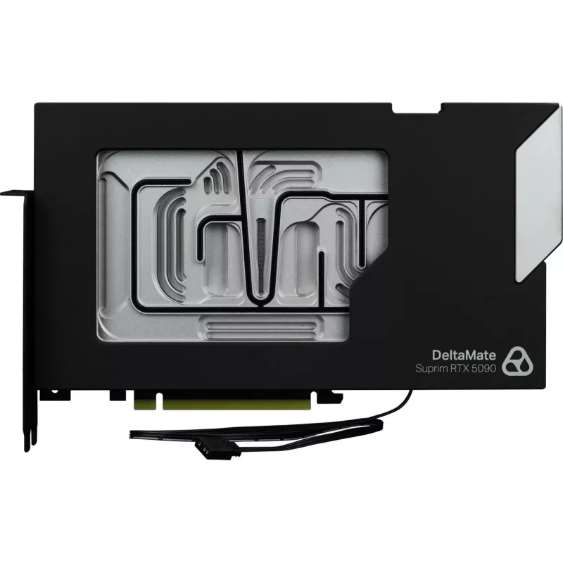 Thermal Grizzly DeltaMate GPU ūdens bloks priekš Suprim 5090, melns/sudraba
