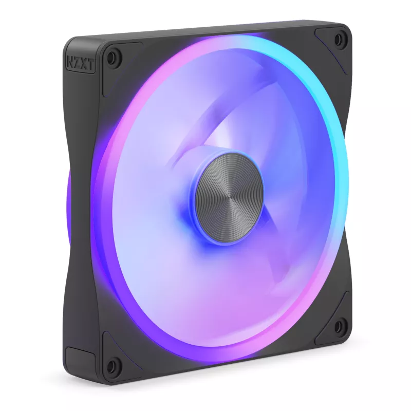 NZXT F140U Ultra RGB korpusa ventilators, 140 mm, melns, RF-E14US-BA