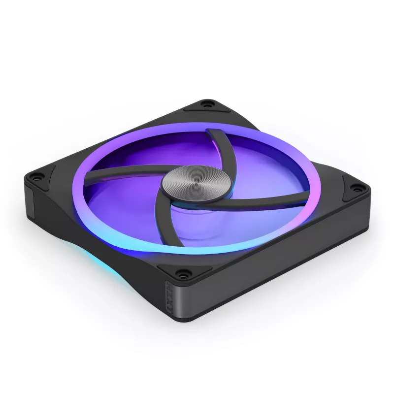 NZXT F140U Ultra RGB korpusa ventilators, 140 mm, melns, RF-E14US-BA