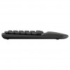 Logitech Wave Keys 920-012289 bezvadu ergonomiskā tastatūra, 2,4 GHz / Bluetooth, Šveices (CH) izkārtojums, grafīta
