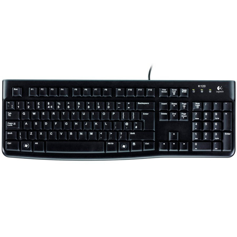 Logitech K120 920-002487 USB tastatūra, igauņu izkārtojums