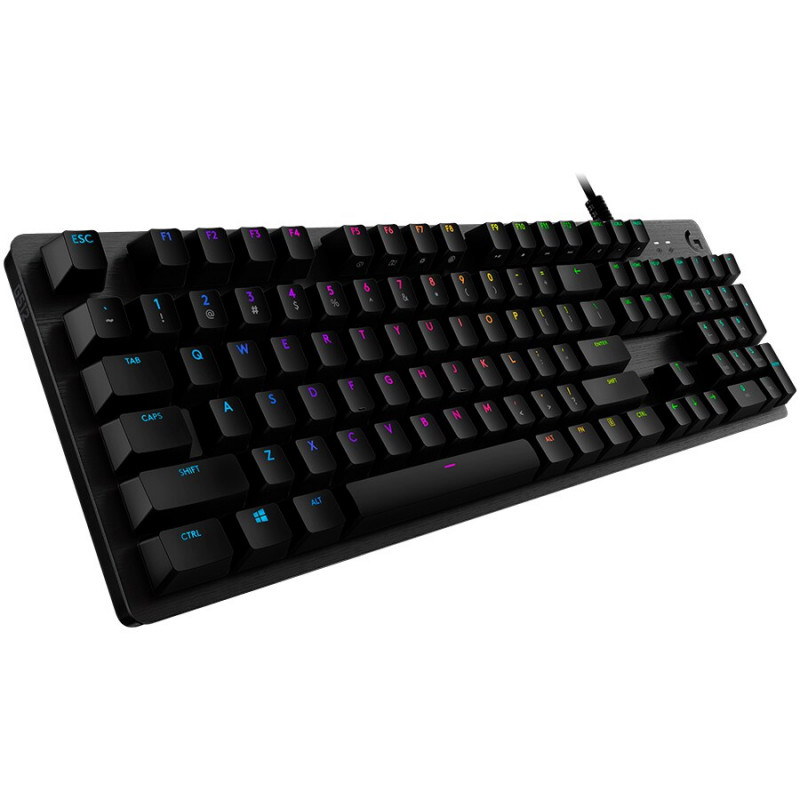 Logitech G512 920-009350 mehāniskā spēļu tastatūra ar apgaismojumu, GX slēdži