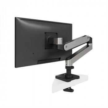 Ergotron LX Pro monitora statīva komplekts LCD displejam, stiprināms caur galda caurumu, pulēts alumīnijs, līdz 34"