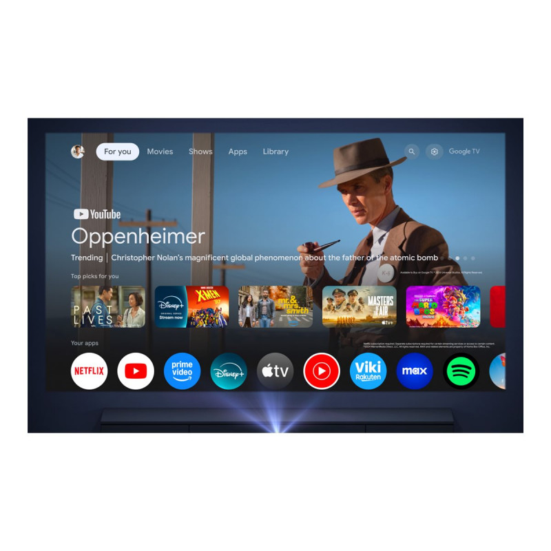 Anker Nebula X1 Pro (D21513F1) projektors, 4K UHD (3840 x 2160), 3500 ANSI lūmeni, Wi-Fi, melns