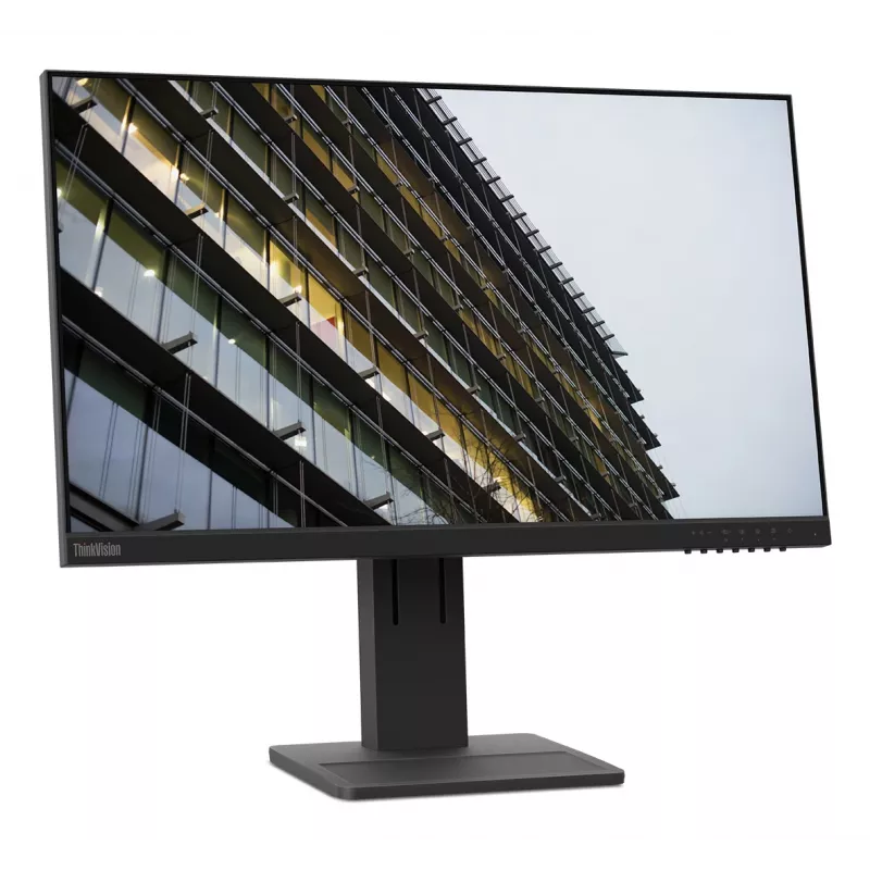 Lenovo ThinkVision E24-28 (62B6MAT3EU) 24 collu monitors, 1920 x 1080 (Full HD), 60 Hz, pagriežams