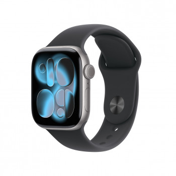 Apple Watch Series 11 viedpulkstenis 5G, 42 mm alumīnija korpuss, S/M, pelēks, MF8A4QL/A