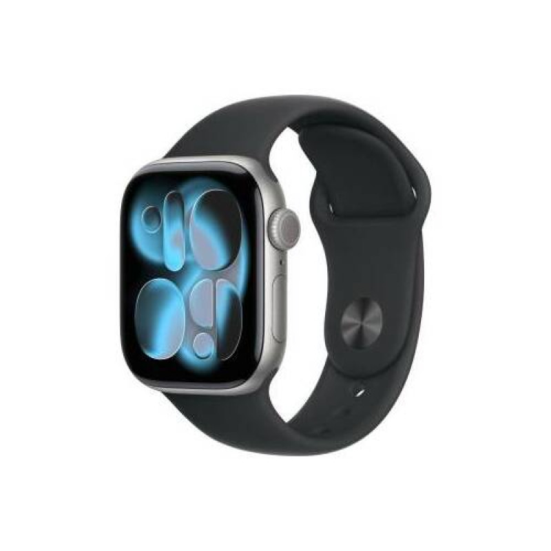 Apple Watch Series 11 viedpulkstenis 5G, 42 mm alumīnija korpuss, S/M, pelēks, MF8A4QL/A