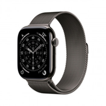 Apple Watch Series 11 viedpulkstenis 5G, 42 mm titāna korpuss, zelta krāsā