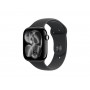 Apple Watch Series 11 viedpulkstenis 5G, 46 mm alumīnija korpuss, S/M, melns, MFC24QL/A