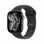 Apple Watch Series 11 viedpulkstenis 5G, 46 mm alumīnija korpuss, M/L, melns, MFC44QL/A