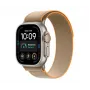 Apple Watch Ultra 4 viedpulkstenis, GPS + Cellular, 49 mm, dabīgs, Trail Loop smilšu krāsā, M/L