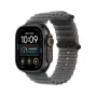 Apple Watch Ultra 4 viedpulkstenis, GPS + Cellular, 49 mm, melns, Ocean siksniņa caurspīdīgi melna