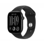 Apple Watch Series 12 GPS viedpulkstenis, 46 mm, melns alumīnija korpuss, melna sporta siksniņa M/L