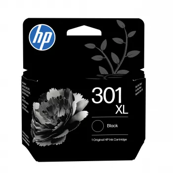 HP 301XL tintes kasetne, melna, 360 lpp.