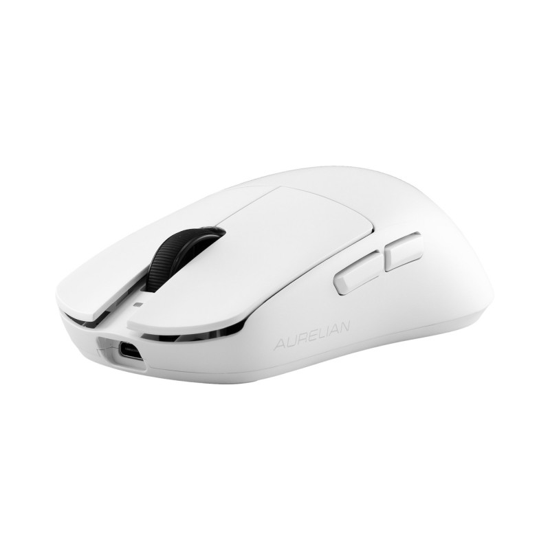 White Shark AURELIAN WGM-9011 spēļu pele, balta