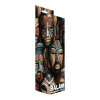 Sbox BALAM XL MP-04 peles paliktnis, 700x300 mm, melns ar apdruku
