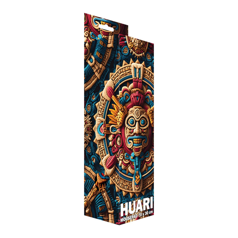 Sbox HUARI XL MP-05 peles paliktnis, 700x300 mm, melns ar apdruku
