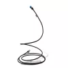 LogiLink CP5023S komutācijas kabelis Cat.6A SLIM S/FTP LSZH, 0,5 m, melns, SlimLine