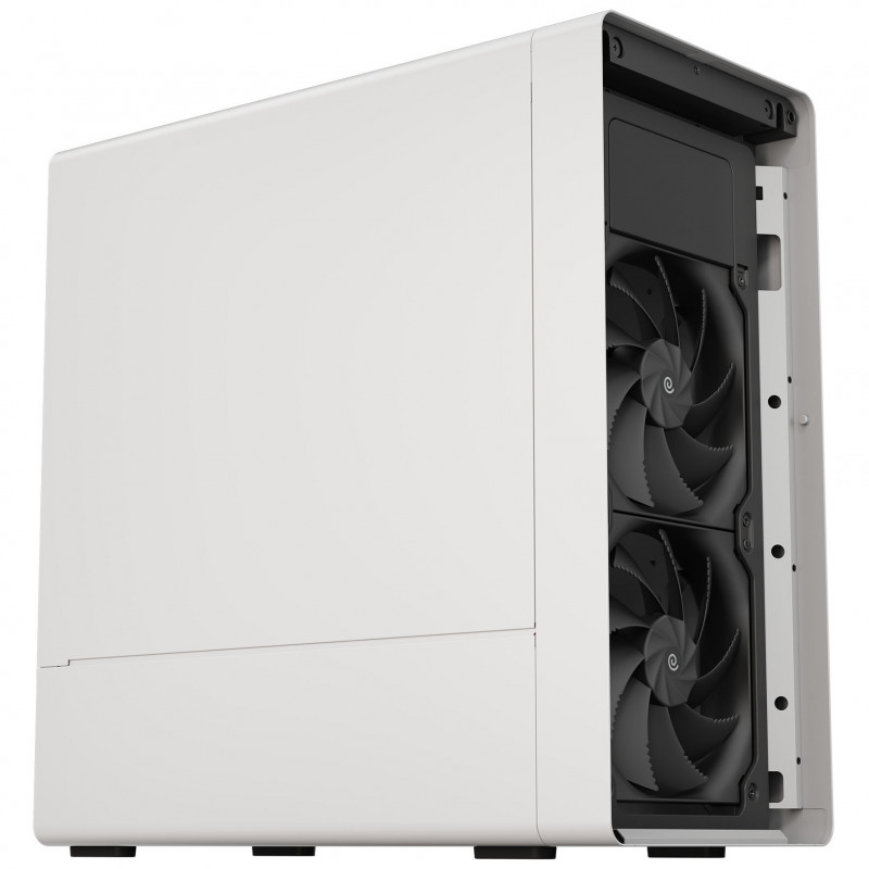 HAVN BF 360 Flow Solid datora korpuss, Midi Tower, E-ATX, balts