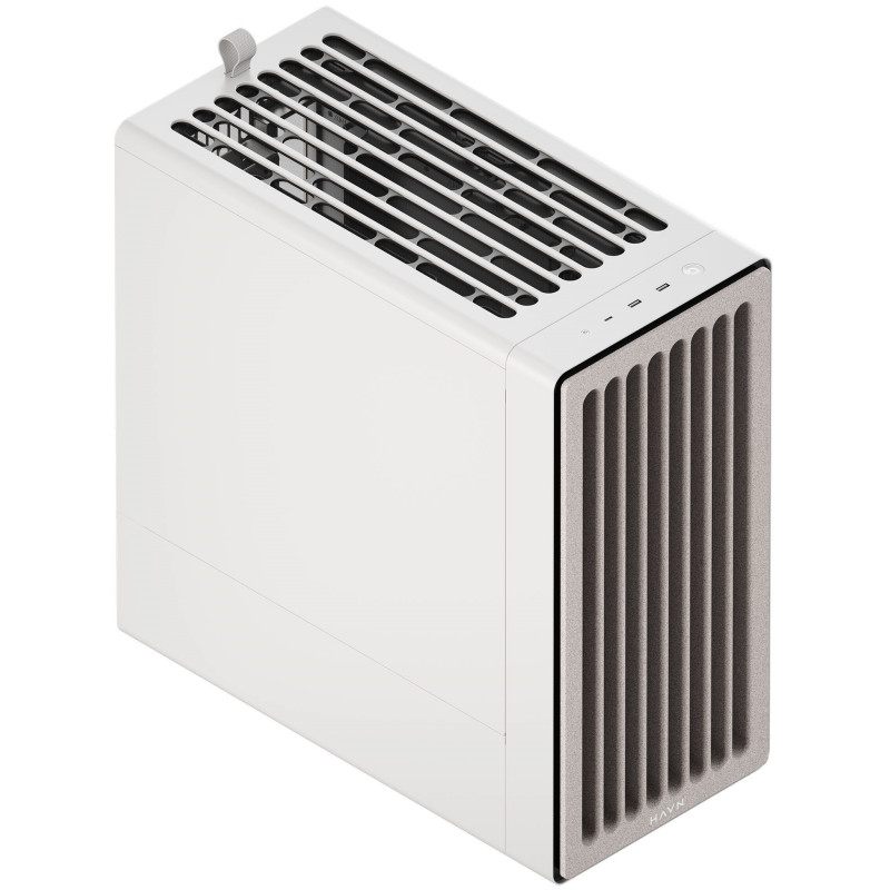 HAVN BF 360 Flow Solid datora korpuss, Midi Tower, E-ATX, balts