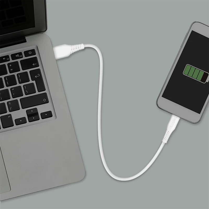 LogiLink CU0251 USB 2.0 kabelis USB-C uz USB-A, 480 Mbps, 15 W, balts, 0,5 m