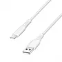 LogiLink CU0254 USB 2.0 kabelis USB-C uz USB-A, 480 Mbps, 15 W, balts, 2 m