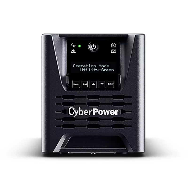 CyberPower PR750ELCD3C līnijas interaktīvais UPS 750VA/750W, vertikālais (tower)