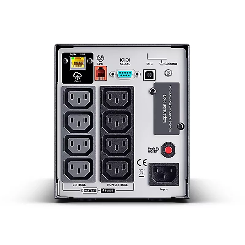 CyberPower PR750ELCD3C līnijas interaktīvais UPS 750VA/750W, vertikālais (tower)