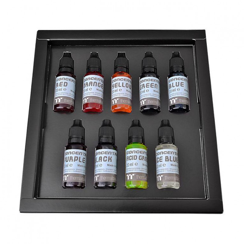 Thermaltake TT Premium dzesēšanas šķidruma koncentrāta komplekts CL-W221-OS00SW-A, 9 x 20 ml