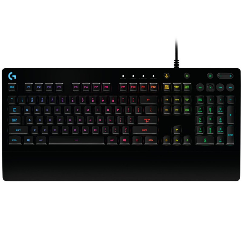 Logitech G213 Prodigy spēļu tastatūra, SLO/HRV izkārtojums