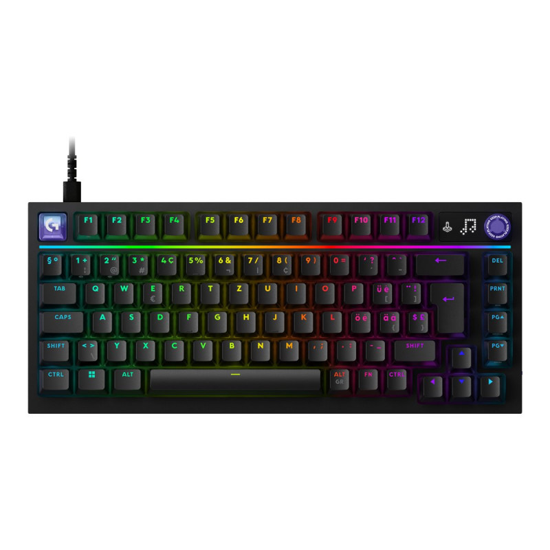 Logitech G316 X 75 spēļu tastatūra, melna, US International
