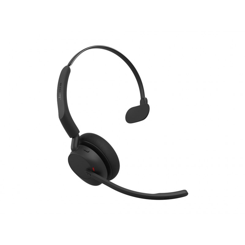 Jabra Evolve3 45 Mono UC austiņas ar LINK 390c un uzlādes statīvu, melnas