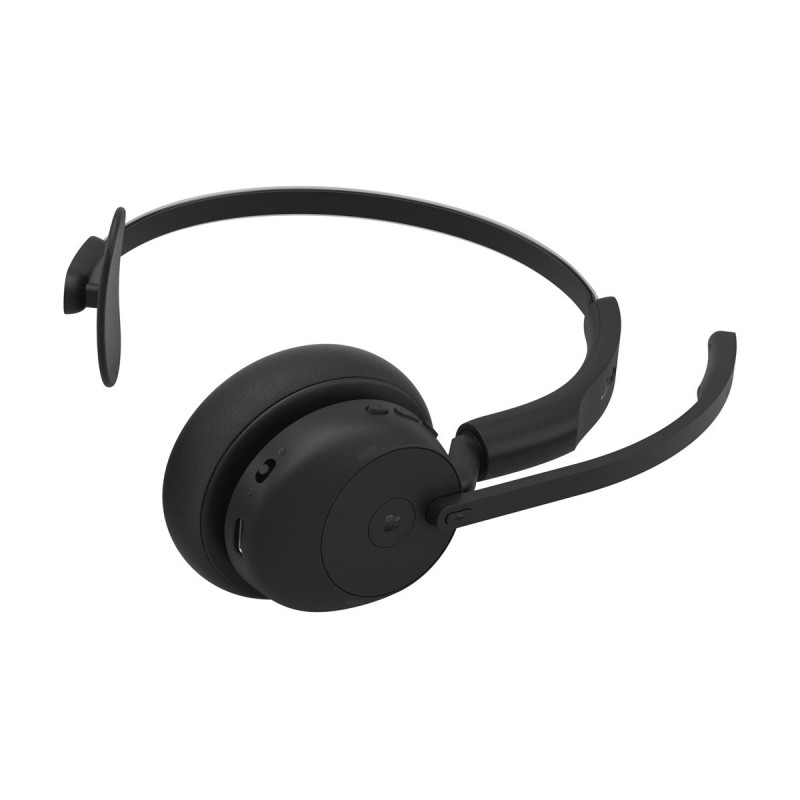 Jabra Evolve3 45 MS Mono austiņas ar mikrofonu un Link 390c, Bluetooth, melnas