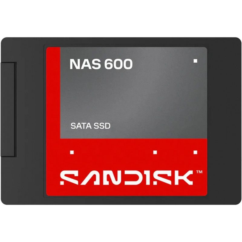 SanDisk NAS 600 SDSNS2400TAB-000G0 iekšējais SSD, 4 TB, 2,5 collu, SATA III