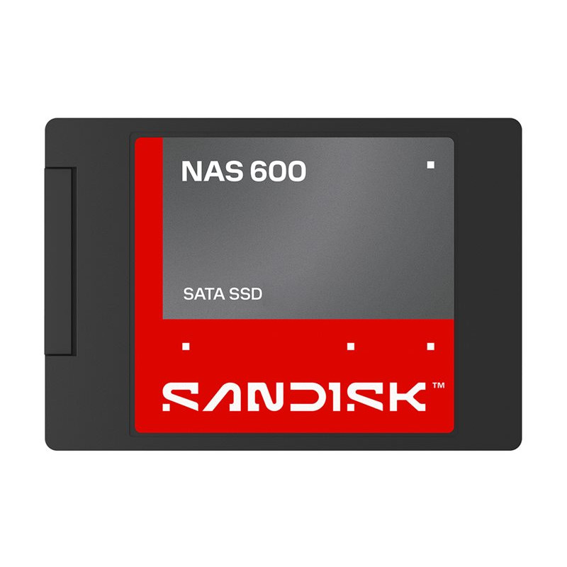 SanDisk NAS 600 SDSNS2400TAB-000G0 iekšējais SSD, 4 TB, 2,5 collu, SATA III