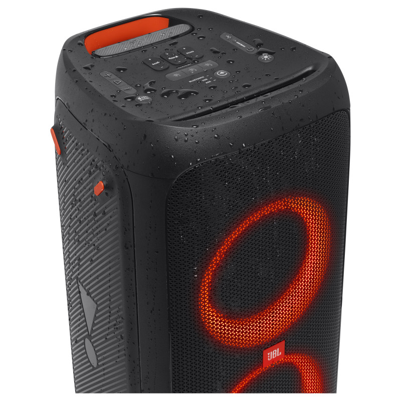 JBL PartyBox 310 JBLPARTYBOX310EU portatīvā ballīšu skaļruņu sistēma, bezvadu, Bluetooth, vadāma ar lietotni, 240 W, divjoslu, melna