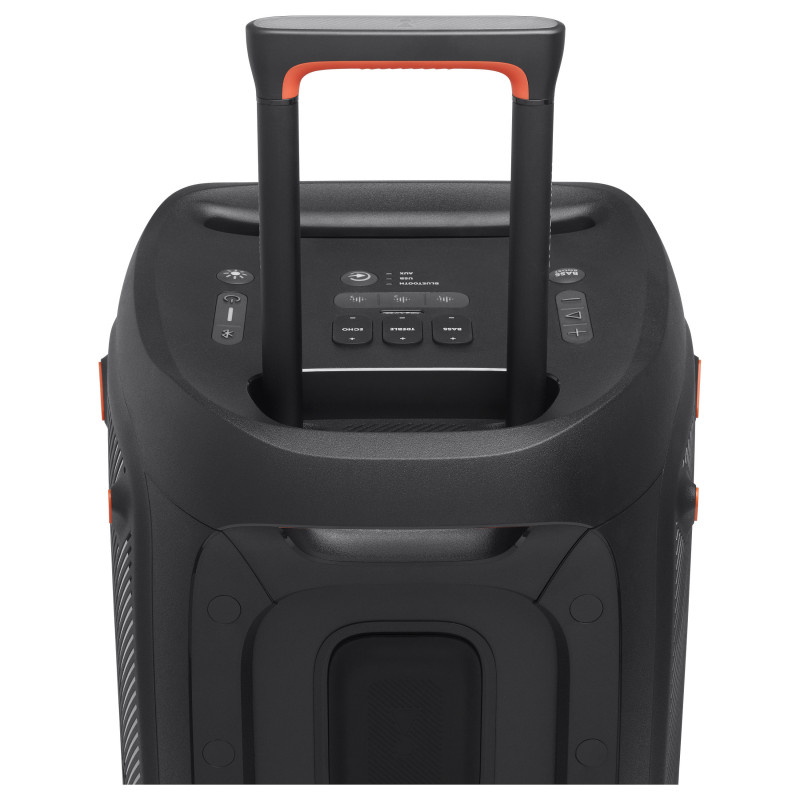 JBL PartyBox 310 JBLPARTYBOX310EU portatīvā ballīšu skaļruņu sistēma, bezvadu, Bluetooth, vadāma ar lietotni, 240 W, divjoslu, melna