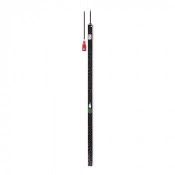 APC Easy PDU EPDU2116SMBO statņa barošanas sadales bloks ar izeju mērīšanu un vadību, ZeroU, 16 A, 230 V, 20 x C13 un 4 x C19, 3 m vads