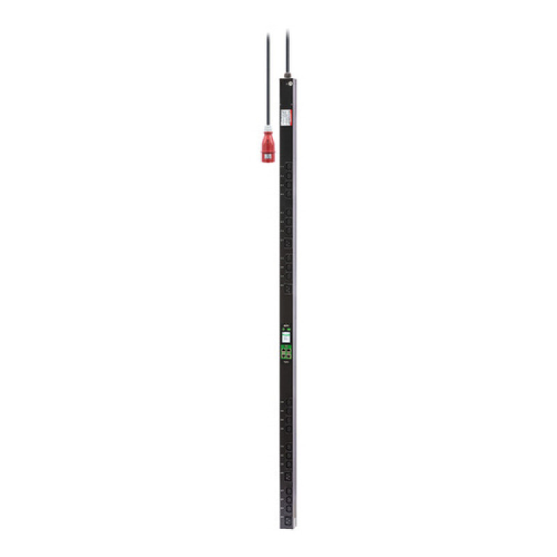 APC Easy PDU EPDU2116SMBO statņa barošanas sadales bloks ar izeju mērīšanu un vadību, ZeroU, 16 A, 230 V, 20 x C13 un 4 x C19, 3 m vads