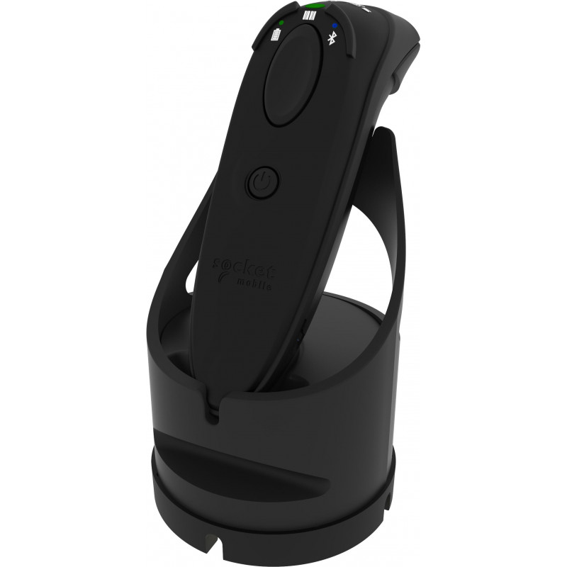Socket Mobile DuraScan D720 svītrkodu skeneris, 1D/2D, ar uzlādes statīvu, melns