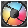 Corsair iCUE LINK RX120 II RGB PWM ventilators CO-9051057-WW, 120 mm, 1 gab., melns