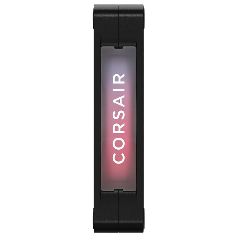 Corsair iCUE LINK RX120 II RGB PWM ventilators CO-9051057-WW, 120 mm, 1 gab., melns