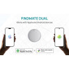 XD Design FindMate Dual RCS izsekotājs P301.6203, Apple Find My un Android Find Hub, IPX5