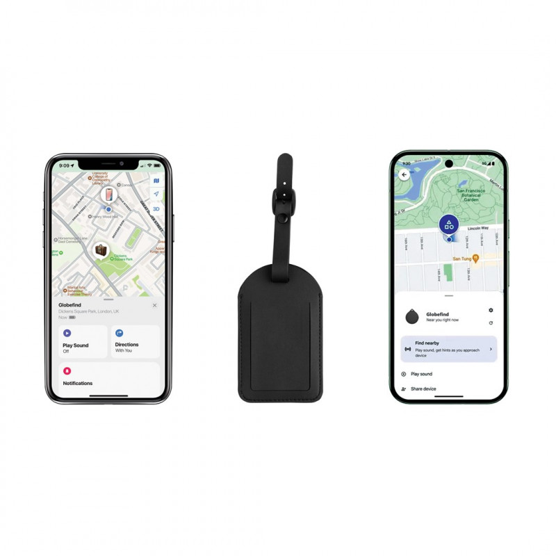 XD Design Connects Globefind Dual RCS bagāžas izsekotājs, Apple un Android Find, P301.5701